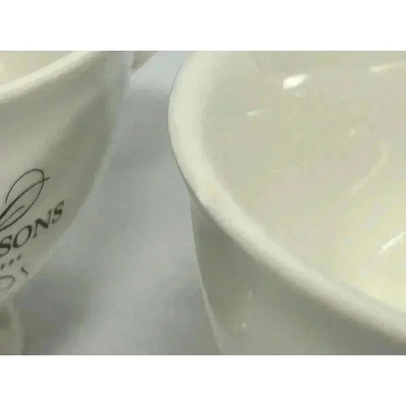 Two Harney & Sons Master Tea Blenders Cup Mug White 8oz. Footed Pedestal FORLIFE - Picture 9 of 9
